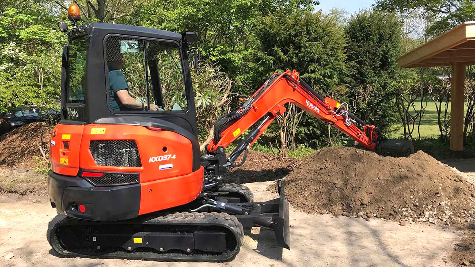 Kubota KX037-4 Mini Ekskavatör